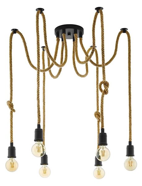 Eglo 43195 - Lustr na lanku RAMPSIDE 6xE27/28W/230V pavouk