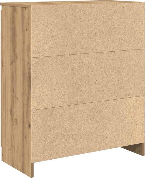 VidaXL Příborník se zásuvkou 71x35x84 cm kompozitní dřevo [861597] Barva: Bílá