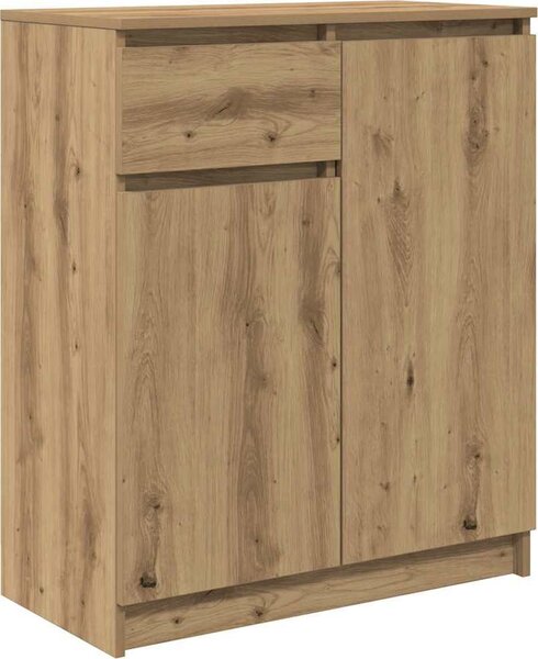 VidaXL Příborník se zásuvkou 71x35x84 cm kompozitní dřevo [861597] Barva: Bílá
