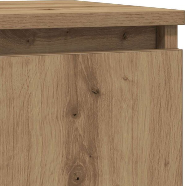 VidaXL Příborník se zásuvkou 71x35x84 cm kompozitní dřevo [861597] Barva: Bílá