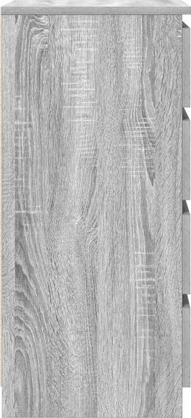 VidaXL Příborník 37,5x35x76 cm kompozitní dřevo [861756] Barva: šedá sonoma