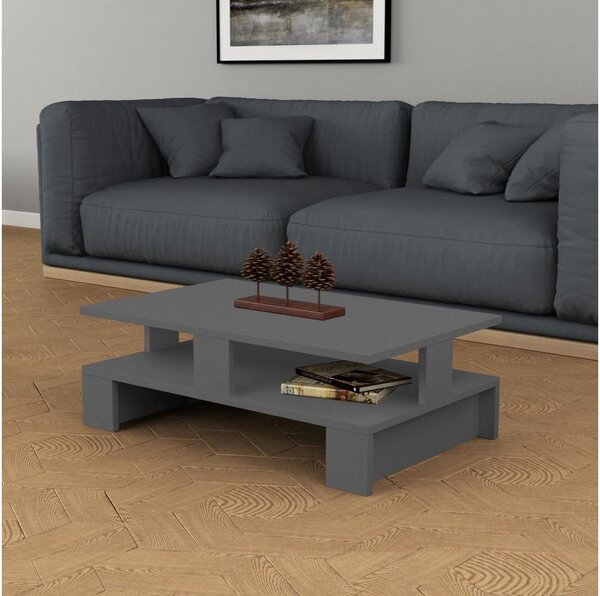 Konferenční stolek MANSU 80x50 cm černá