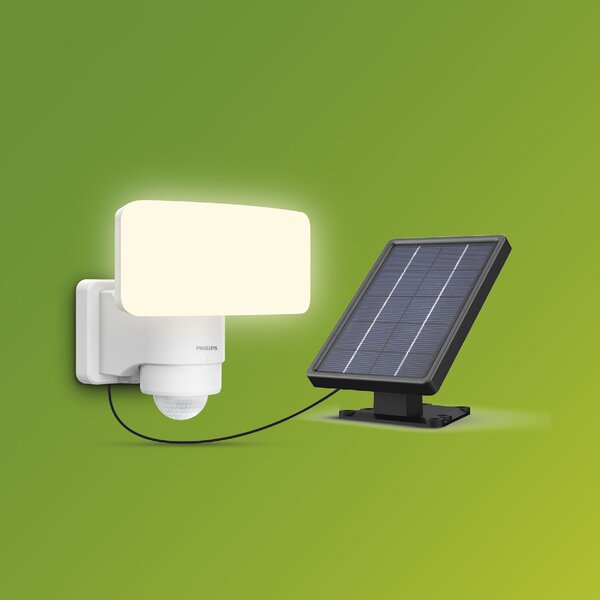 Tylus UltraEfficient Security solární LED reflektor se senzorem 6W 1000/50lm 3000K IP44, bílý