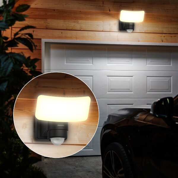 Tylus UltraEfficient Security solární LED reflektor se senzorem 6W 1000/50lm 3000K IP44, černý