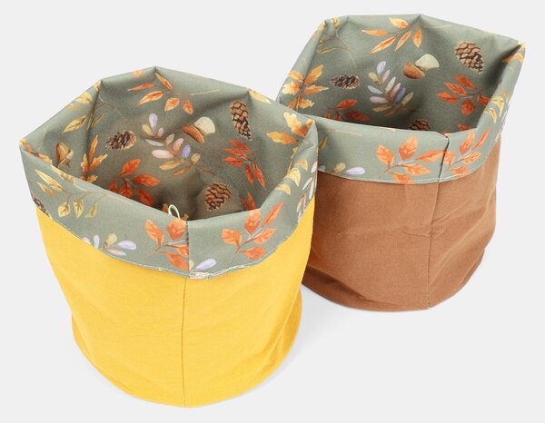Sinsay - Úložný koš 2 pack - oranžová