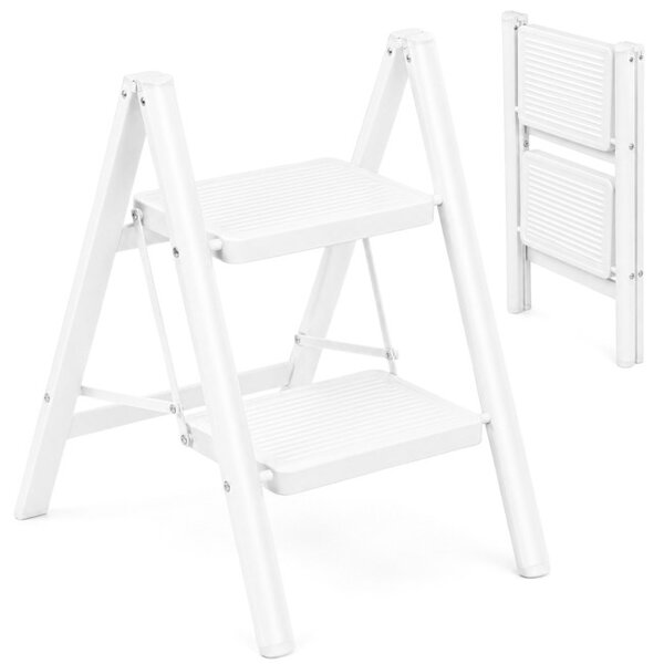 Skládací schůdky EASYSTEP bílé