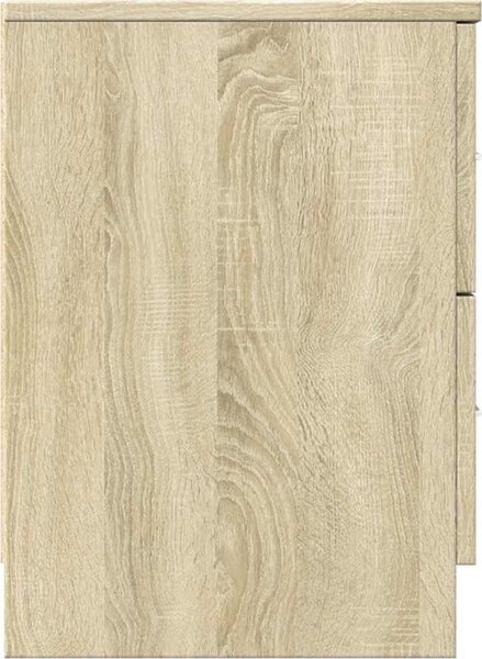 VidaXL Noční stolky 2 ks se 2 zásuvkami 40 x 36 x 50 cm [858790] Barva: šedá sonoma