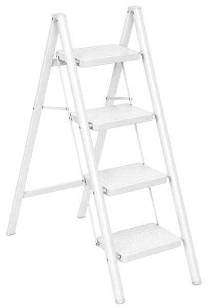 Skládací schůdky EASYSTEP 4-stupňové bílé