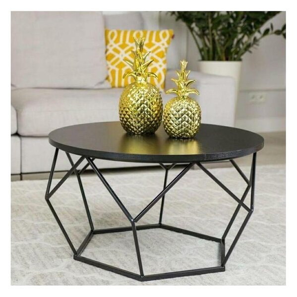 Konferenční stolek DIAMOND 70 cm černá