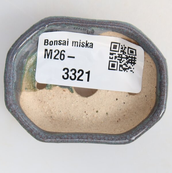 E-bonsai Keramická bonsai miska 5,5 x 4,5 x 2 cm šedá