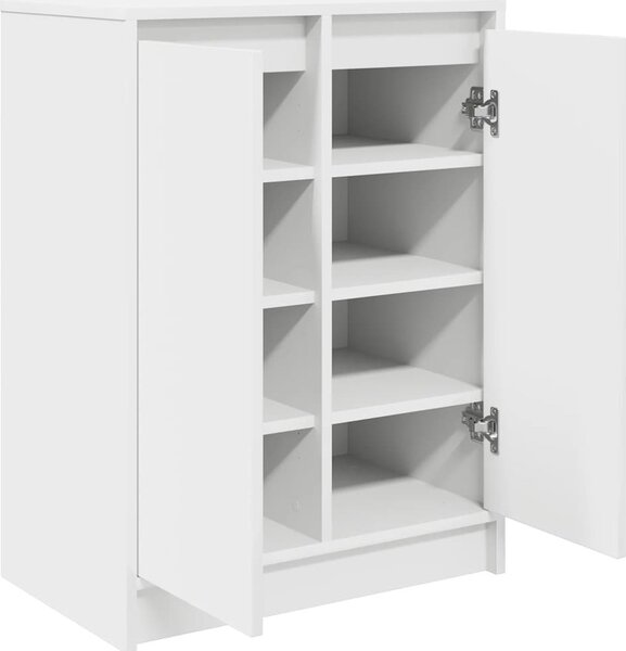 VidaXL Botník 57x34x76 cm kompozitní dřevo [861868] Barva: kouřový dub