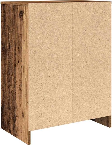 VidaXL Botník 57x34x76 cm kompozitní dřevo [861868] Barva: kouřový dub