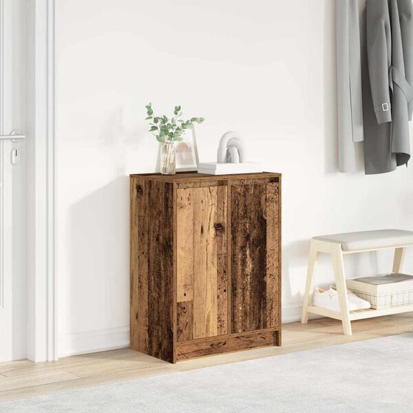 VidaXL Botník 57x34x76 cm kompozitní dřevo [861868] Barva: kouřový dub
