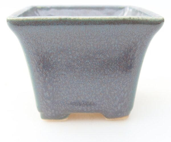 E-bonsai Keramická bonsai miska 6,5 x 6,5 x 5 cm šedá