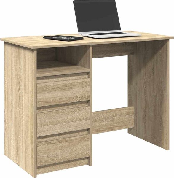 VidaXL Psací stůl 102 x 50 x 75 cm kompozitní dřevo [860470] Barva: dub sonoma