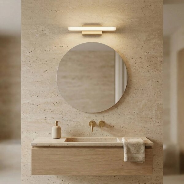 Toolight Nástěnné LED osvětlení 42CM APP1851-1W kartáčovaná zlatá