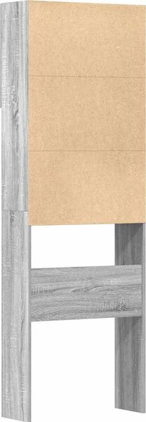 VidaXL Skříňka na pračku 64x24x190 cm Dřevěná konstrukce [859130] Barva: Betonová šedá