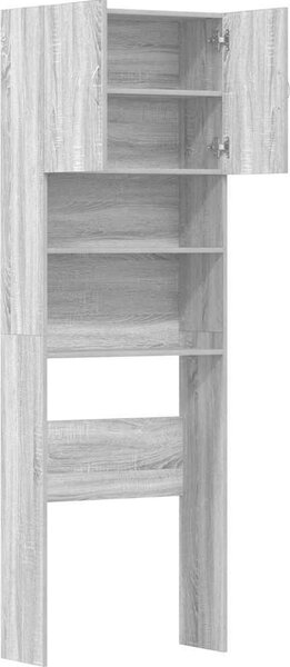 VidaXL Skříňka na pračku 64x24x190 cm Dřevěná konstrukce [859130] Barva: dub artisan