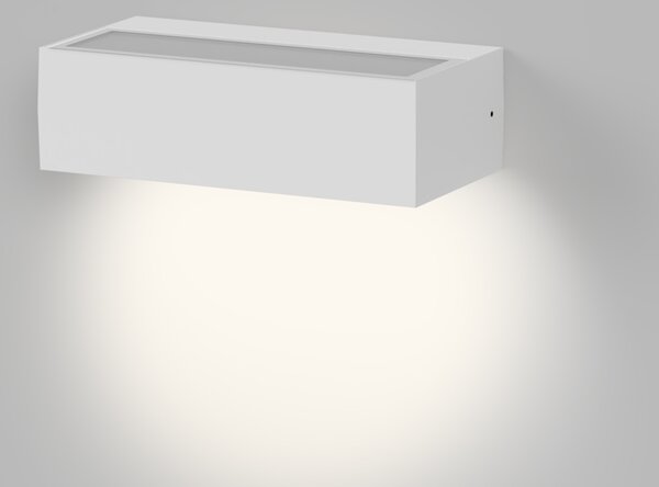 LED2 5238351 Venkovní nástěnné svítidlo KVADER II, W bílá