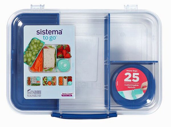Krabička na jídlo Sistema Create To Go 1,48l Barva: ocean blue