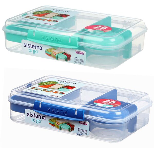 Krabička na jídlo Sistema Create To Go 1,48l Barva: ocean blue