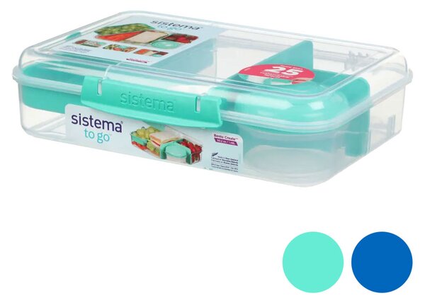 Krabička na jídlo Sistema Create To Go 1,48l Barva: ocean blue