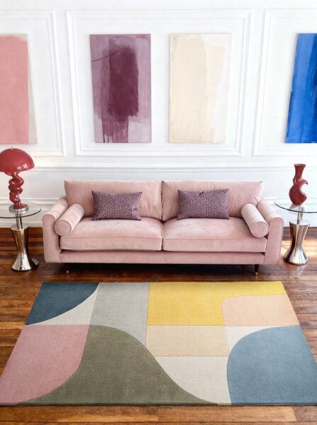 Koberec Ted Baker Westminster Curzon krémový / vícebarevný