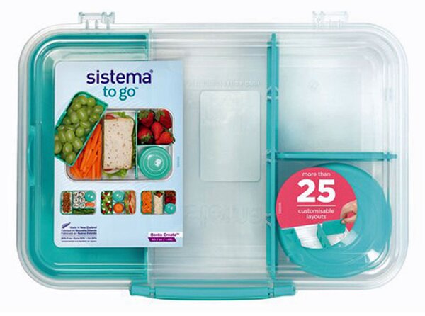 Krabička na jídlo Sistema Create To Go 1,48l Barva: ocean blue