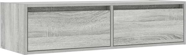 VidaXL TV skříňka s LED osvětlením 100X35,5x25 cm [860241] Barva: Černý dub