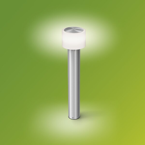Otis UltraEfficient venkovní sloupkové LED svítidlo 4,3W 800lm 2700K IP44 60cm, nerezové