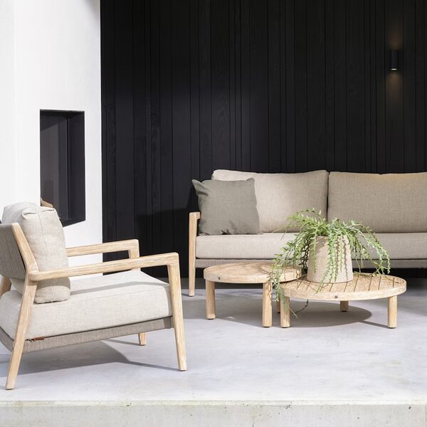 4Seasons Outdoor designové zahradní konferenční stoly Finn Round Coffe Table (průměr 60 cm)