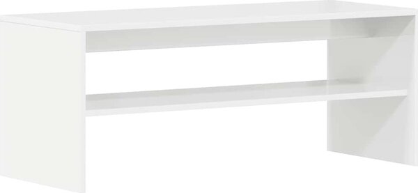 VidaXL TV skříňka 100 x 40 x 40 cm kompozitní dřevo [862402] Barva: Bílá