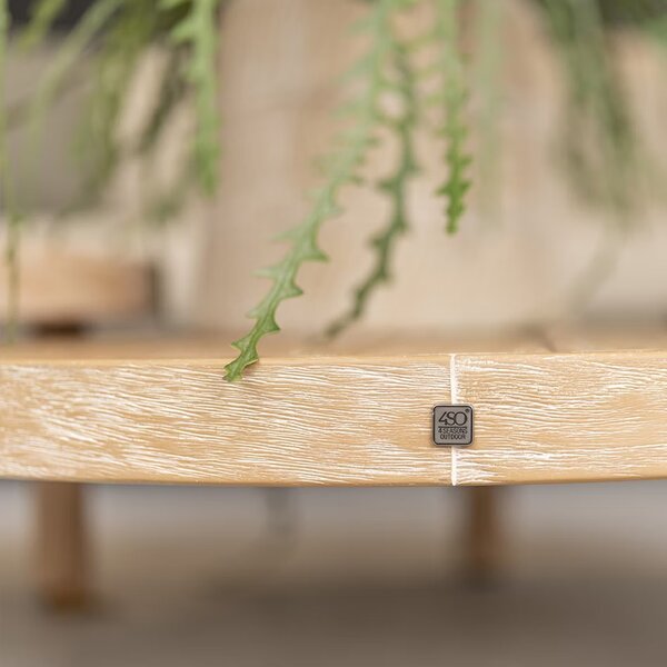 4Seasons Outdoor designové zahradní konferenční stoly Finn Round Coffe Table (průměr 60 cm)