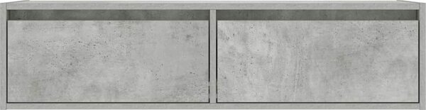VidaXL TV skříňka s LED osvětlením 100X35,5x25 cm [860241] Barva: Černý dub