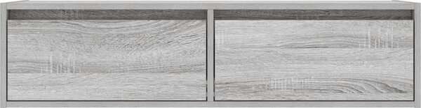 VidaXL TV skříňka s LED osvětlením 100X35,5x25 cm [860241] Barva: Černý dub