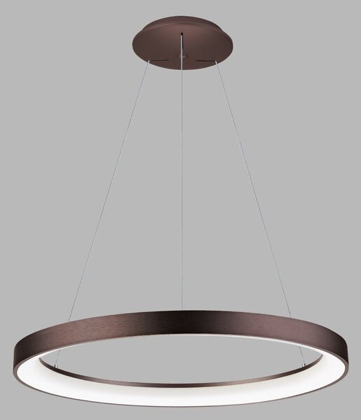 Led2 Závěsné LED svítidlo BELLA SLIM P-Z ø 78 cm Barva: Matný nikl, Teplota světla: 2700K/3000K/4000K, Stmívání, řízení: TRIAC (lze použít i bez stmívání)