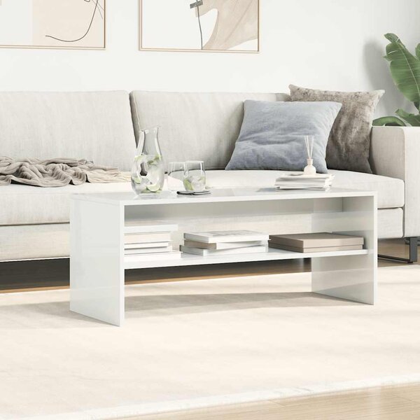 VidaXL TV skříňka 100 x 40 x 40 cm kompozitní dřevo [862402] Barva: Bílá