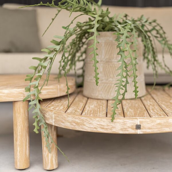 4Seasons Outdoor designové zahradní konferenční stoly Finn Round Coffe Table (průměr 60 cm)