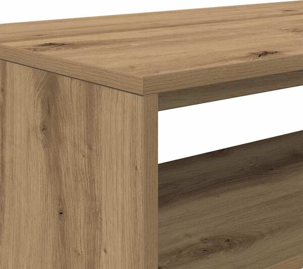 VidaXL TV stolek 80 x 40 x 40 cm dřevotříska [859117] Barva: Bílá