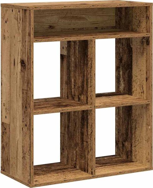 VidaXL Knihovna 66x31x80 cm kompozitní dřevo [860292] Barva: dub sonoma