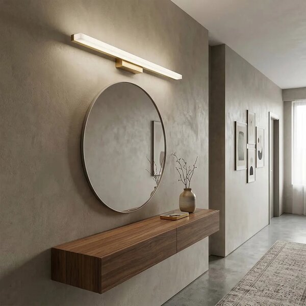 Toolight Nástěnné LED osvětlení 80CM APP1853-1W kartáčovaná zlatá