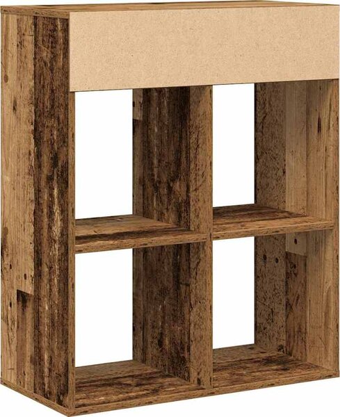 VidaXL Knihovna 66x31x80 cm kompozitní dřevo [860292] Barva: dub sonoma