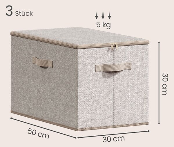 Sada tří úložných boxů RZBB35050LZ04 (3 ks)