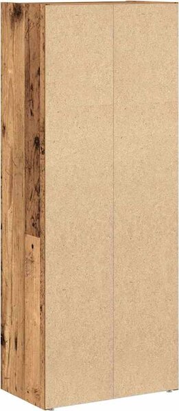 VidaXL Knihovna 40x24x102 cm kompozitní dřevo [860379] Barva: Bílá