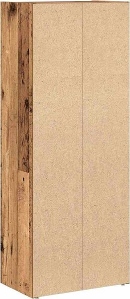 VidaXL Knihovna 40x24x102 cm kompozitní dřevo [860379] Barva: Bílá
