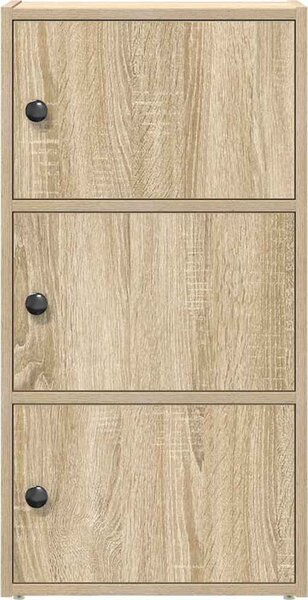 VidaXL Knihovna 40x24x77 cm kompozitní dřevo [860369] Barva: dub artisan