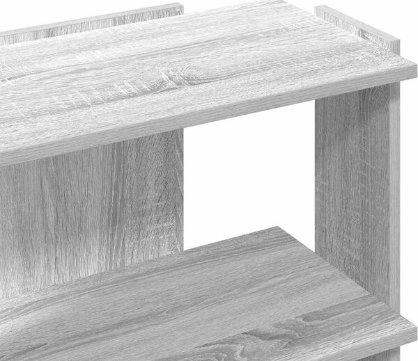 VidaXL Knihovna se 3 policemi 60x30x60 cm kompozit [860250] Barva: dub sonoma