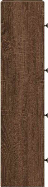 VidaXL Knihovna 40x24x102 cm kompozitní dřevo [860379] Barva: Bílá