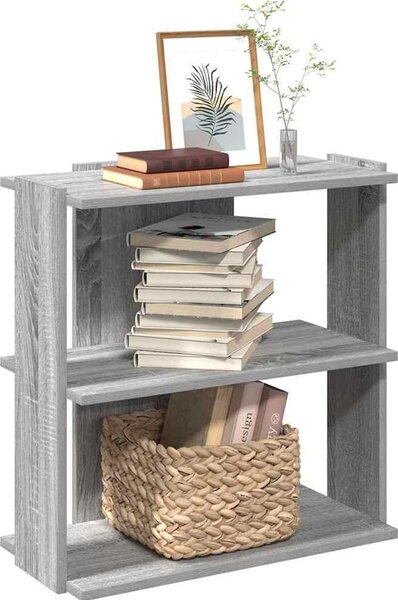 VidaXL Knihovna se 3 policemi 60x30x60 cm kompozit [860250] Barva: dub sonoma