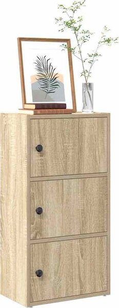 VidaXL Knihovna 40x24x77 cm kompozitní dřevo [860369] Barva: dub artisan